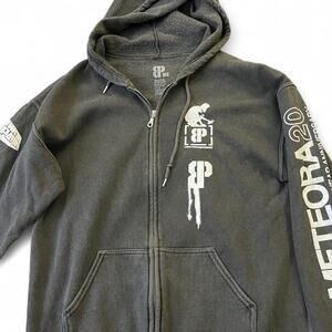 Linkin Park Size Medium Grey Meteora 20th Anniversary Zip Up Hoodie